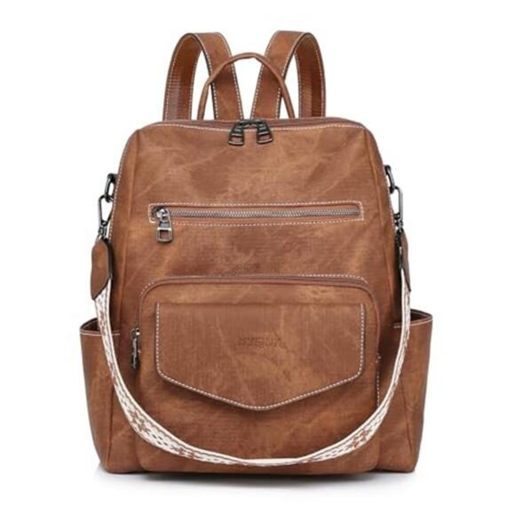 Handbags - Backpack Purse for Women PU Leather Backpack Ladies Fashion Handbag Designer